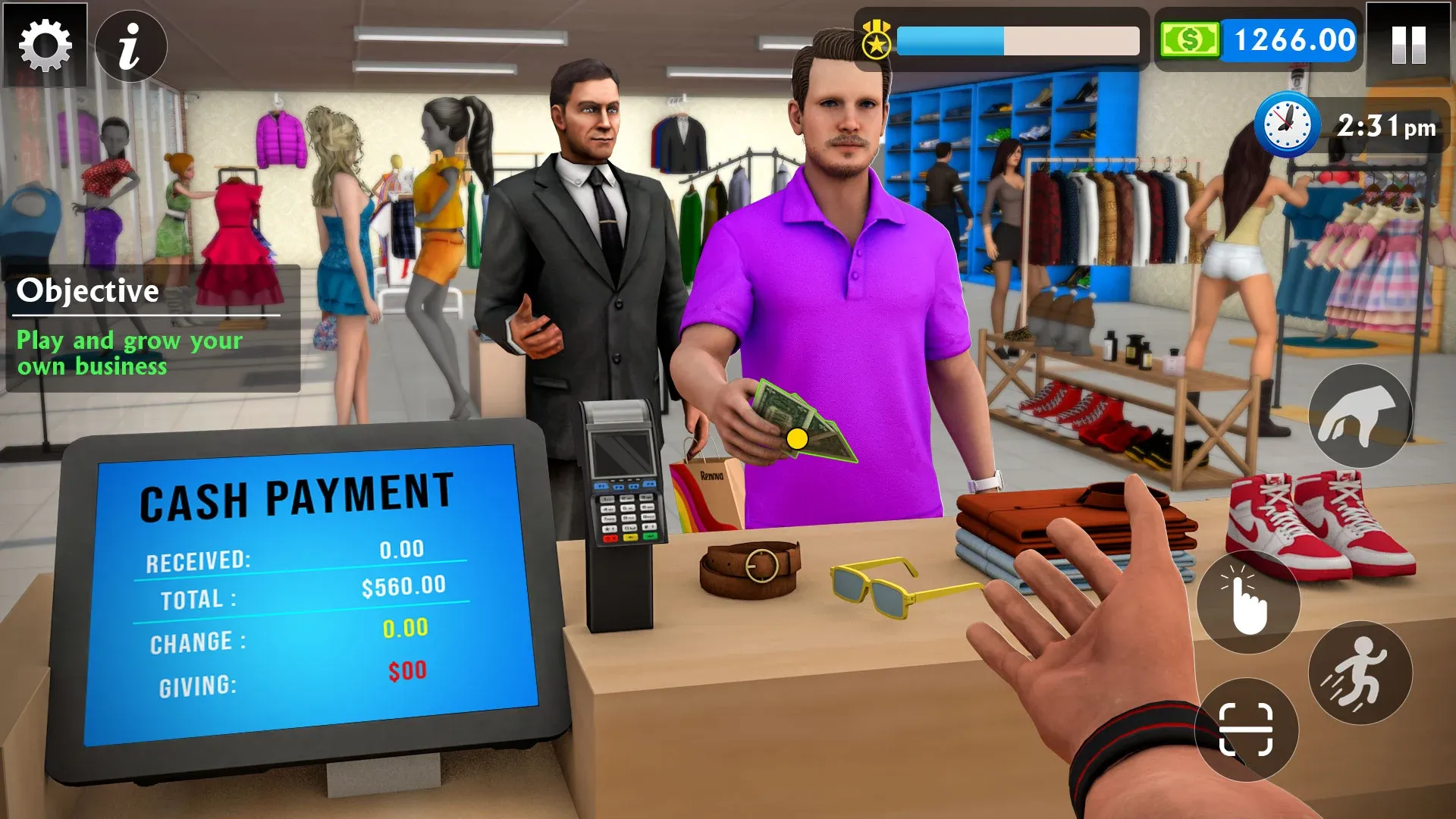 Cloth Shop Outlet Simulator